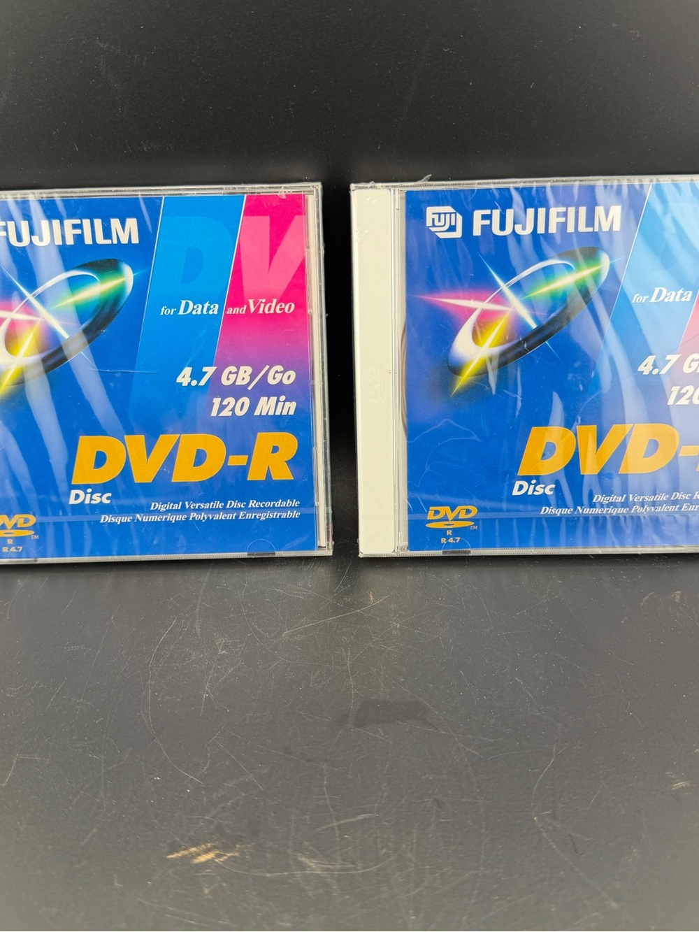 Fujifilm Blue and Pink DVD-R 4.7GB (120 Min) Jewel Case Discs